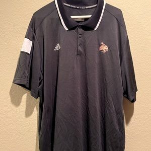 Adidas’s Black Texas State Golf Shirt